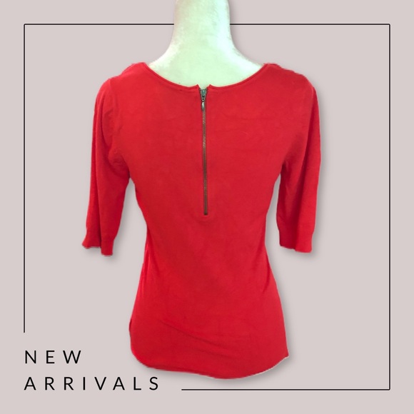 Knit Red Express Top - Picture 2 of 2
